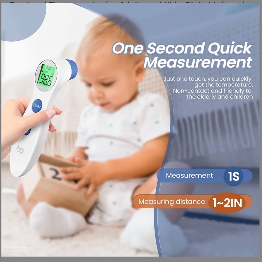 🏷️ Infrared Forehead Thermometer - Picture 4 of 12
